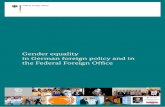 Gender equality in German foreign policy and in the ...