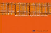 Container Specification - Ocean Pride Logistics