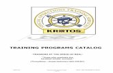 TRAINING PROGRAMS CATALOG - Kratos Defense