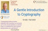 A Gentle Introduction to Cryptography - ECE:Course Page