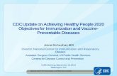 CDC Update on acheiving Healthy People 2020 objectives for ...