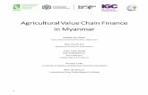 Agricultural Value Chain Finance in Myanmar
