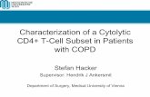 Characterization of a Cytolytic CD4+ T-Cell Subset in ...