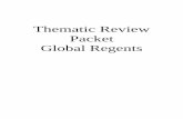Thematic Review Packet Global Regents