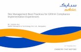 Site Management Best Practices for GRIHA Compliance ...