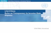 UNCITRAL Rules on Transparency in investor-State disputes