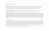 Fourier transform infrared spectroscopy for in-process ...