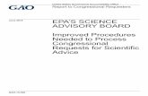 GAO-15-500, EPA's Science Advisory Board: Improved ...