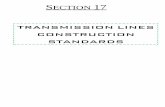 TRANSMISSION LINES CONSTRUCTION STANDARDS
