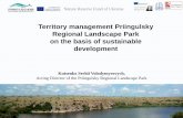 Territory management Priingulsky Regional Landscape Park ...