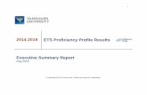 2014-2019 ETS Proficiency Profile Results Executive ...