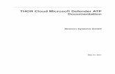 THOR Cloud Microsoft Defender ATP Documentation
