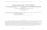 Kenwood TH-F6A Computer Control Reference