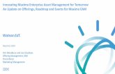 Innovating Maximo Enterprise Asset Management for Tomorrow ...
