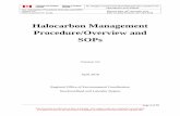 Halocarbon Management Procedure/Overview and SOPs