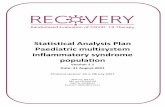 Statistical Analysis Plan Paediatric multisystem
