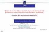 2-2 - APET - John Oshinowo - Stable Oxide-Free Silicon ...