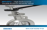 High Performance Double Eccentric Butterfly Valves