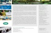 Recreation Administration - Humboldt State University