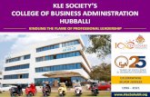 COLLEGE OF BUSINESS ADMINISTRATION HUBBALLI