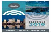 INHSU 2016 Conference Handbook