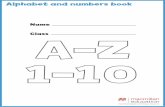 Alphabet and numbers book - Macmillan Education