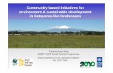 Community-based initiatives for environment & sustainable ...