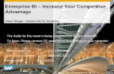 Webinar: Enterprise BI - Increase Your Competitive Advantage