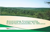 Assessing Community Consent in Large Scale Land ...