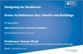 Designing for Resilience Green Architecture Day: Health ...