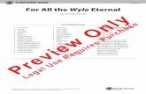 SYMPHONIC BAND Grade 4 For All the Wyle Eternal