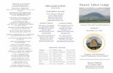TRUSTEES OF CHARITIES ORGANIZATION Mount Tabor Lodge