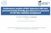 Performance studies of RPC detectors with new ...
