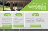 Recycling of GFRP composite - ecobulk.eu