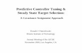Predictive Controller Tuning & Steady State Target Selection