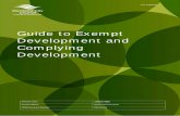 Guide to Exempt Development and Complying Development
