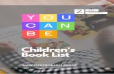 Book List Children's