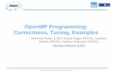 OpenMP Programming: Correctness, Tuning, Examples