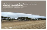 Guide for applications to clear native vegetation
