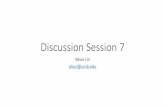 DiscussionSession7 - UC Santa Barbara