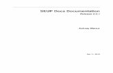 SEUP Docs Documentation - Read the Docs