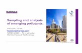 Sampling and analysis of emerging pollutants