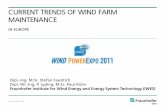 CURRENT TRENDS OF WIND FARM MAINTENANCE