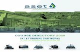 COURSE DIRECTORY 2020 - ASET