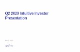 Q2 2020 Intuitive Investor Presentation - Intuitive Surgical