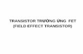 TRANSISTOR TRƯỜNG ỨNG FET (FIELD EFFECT TRANSISTOR)