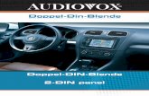 Doppel-Din-Blende - Audiovox