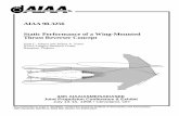 AIAA 98-3256 Static Performance of a Wing-Mounted Thrust ...