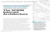 The SCION internet architecture