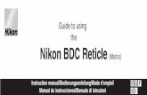 Guide to using the Nikon BDC Reticle (Metric)